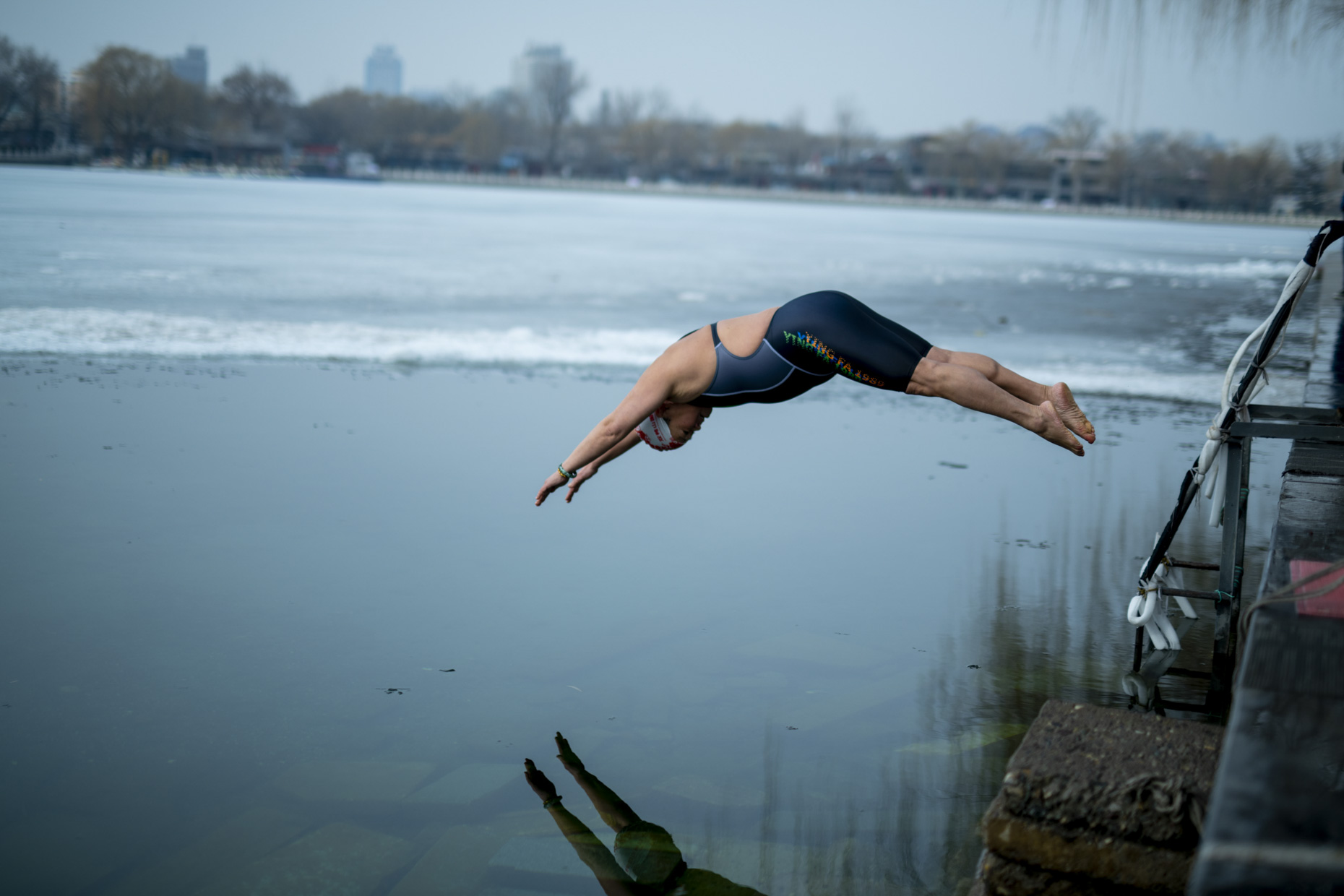 Ice Swimmers Beijing by Stefen Chow