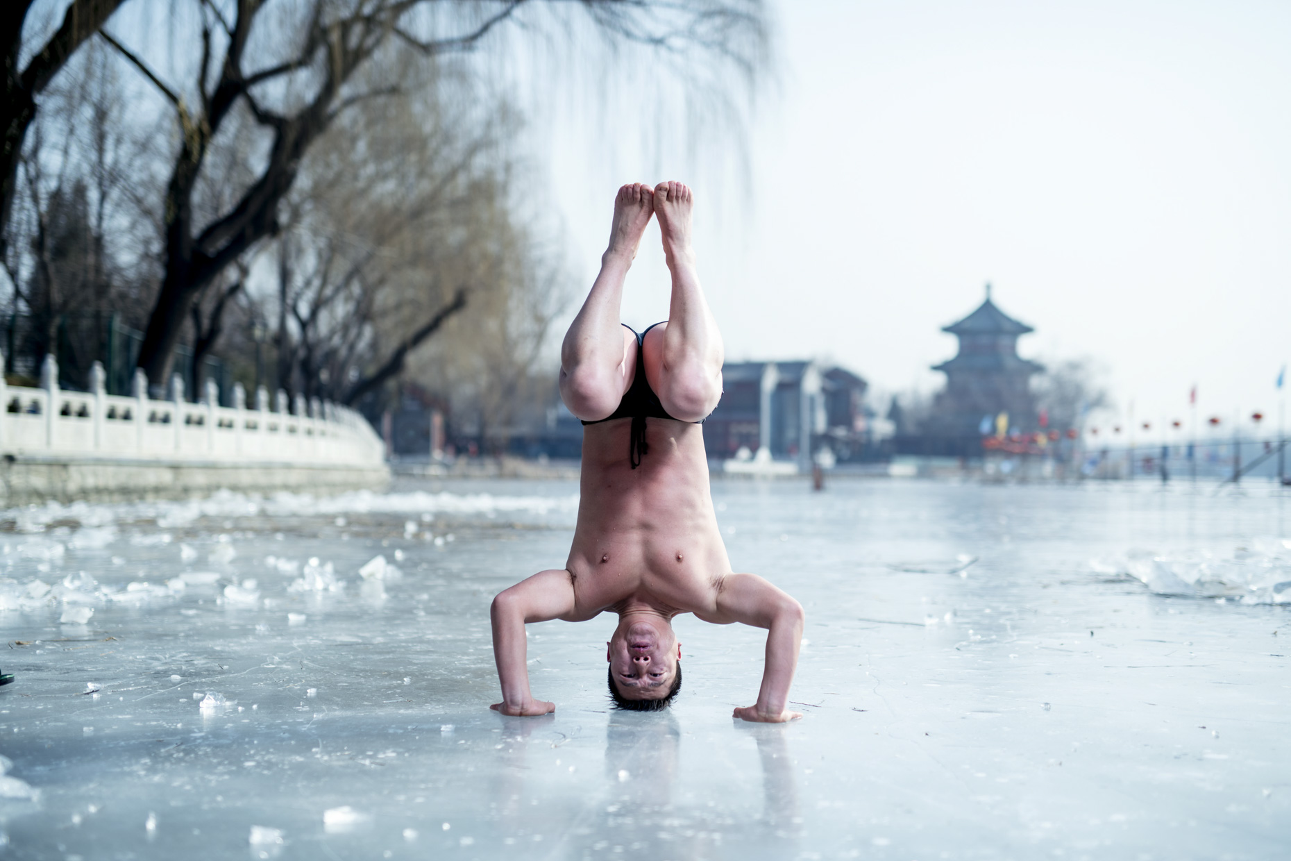 Ice Swimmers Beijing by Stefen Chow
