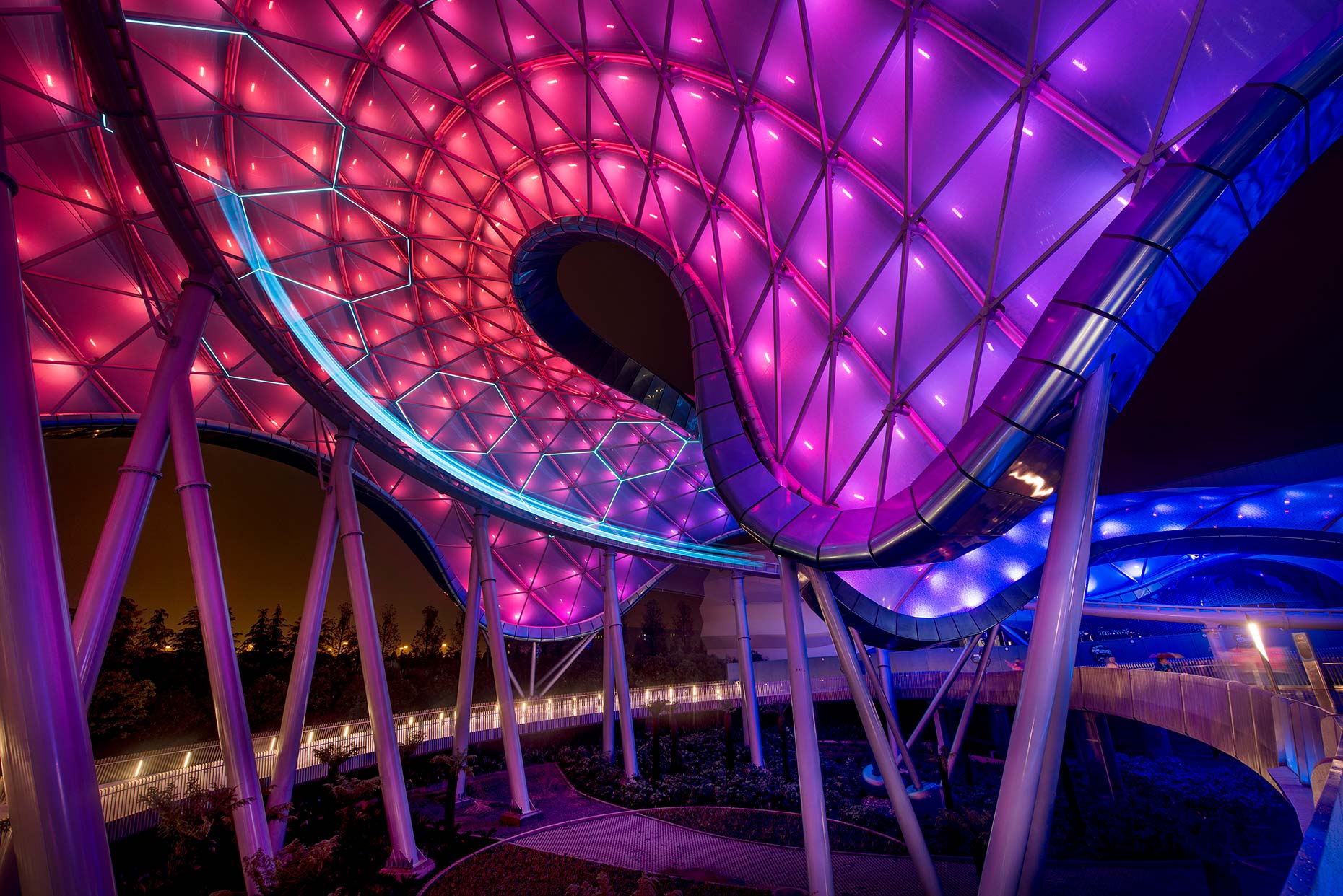 Disney Shanghai Tomorrowland | Grimshaw Architects | Architectural Photography | Beijing | China |  Stefen Chow