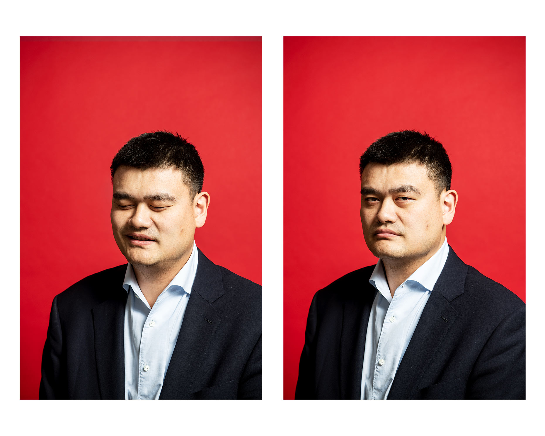 Yao Ming Stefen Chow Portrait