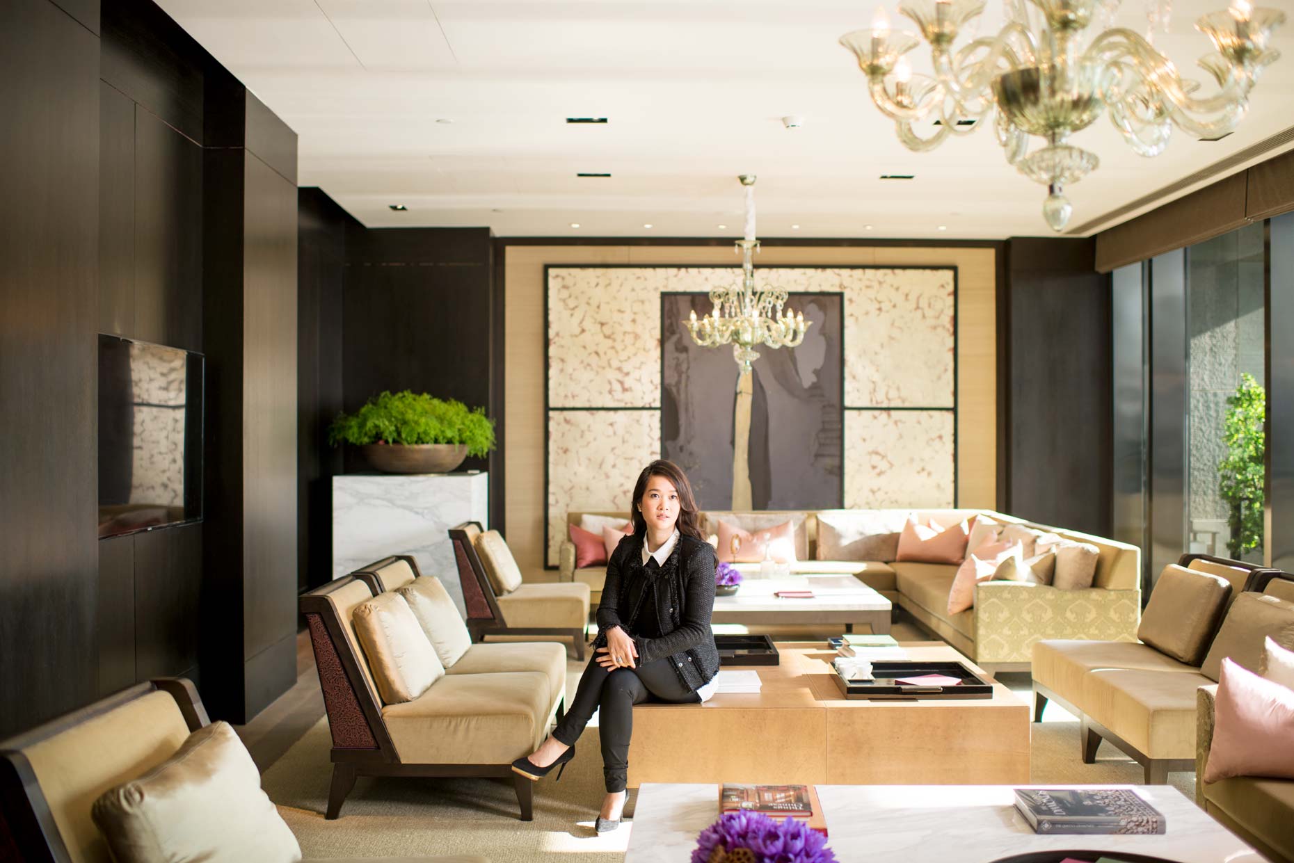 Portrait of Sonia Cheng, CEO of Rosewood Hotel | Le Pan | Beijing | Stefen Chow